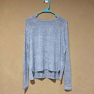 rag & bone Heather Light Gray Long Sleeve Tee Size XS NWT